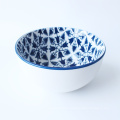 Colorful Design Natural Glazes Round Ceramic Decore Bowl